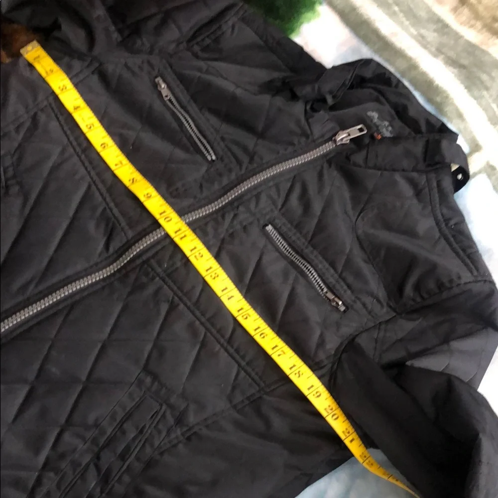 G by Guess Black Lightweight Jacket with Matte Finish - Picture 8 of 10
